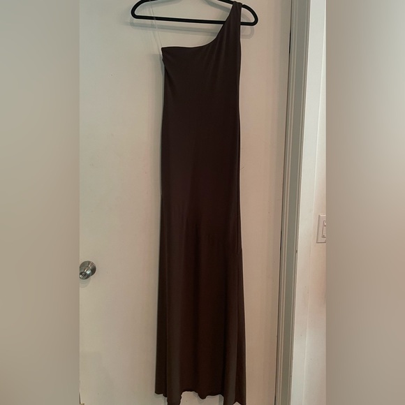 One shoulder maxi dress Sz S - Picture 6 of 8